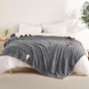 GustoWave Heated Blanket Throw - Thick Cotton Velvet & Soft Flannel Blanket with Controller, Fast Heating Machine Washable - 2 of 4