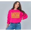 Simply Sage Market Women's Graphic Sweatshirt Mom Checkered Box Puff Print - 2 of 4