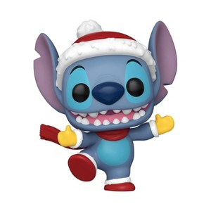 Funko POP! Disney: Stitch with Hat Holiday Figure - 1 of 3