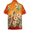 LA LEELA Men's Hawaiian Shirts Short Sleeve Button Down Shirt Mens Casual Shirts Holiday Aloha Beach Party Shirts for Men - 2 of 4