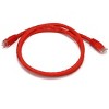 Monoprice Cat6 Ethernet Patch Cable - 3 Feet - Red | Network Internet Cord - RJ45, Stranded, 550Mhz, UTP, Pure Bare Copper Wire, Crossover, 24AWG - 4 of 4