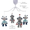 Bedtime Originals Robbie Robot Musical Baby Crib - Gray - 4 of 4