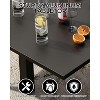 31.5-63in Expandable Patio Table for 4-6 Persons, Outdoor Rectangular Dining Table with Woodgrain Tabletop for Backyard, Deck, Porch, Garden - 4 of 4