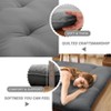 Floor Mattress Japanese Futon Mattress - Roll Up Portable Sleeping Pad for Guest Room, RV, Travel - 4 of 4