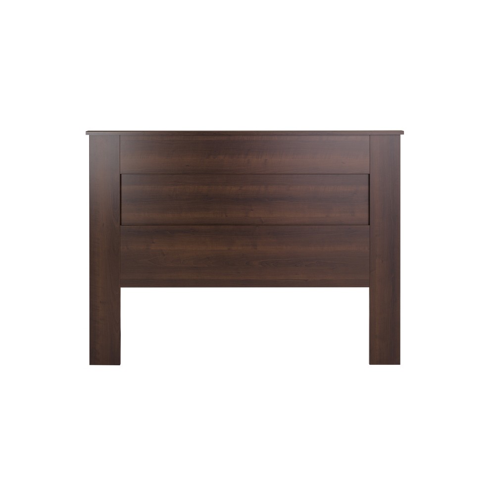 Photos - Bed Frame Queen Flat Panel Headboard Espresso Brown - Prepac: MDF Construction, 5-Ye