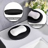 Aoibox Matte Black Soap Dish Holder for Bathroom & Kitchen, Stylish Storage Tray for Soap, Sponges, Jewelry, and Small Items, Elegant Design - 4 of 4