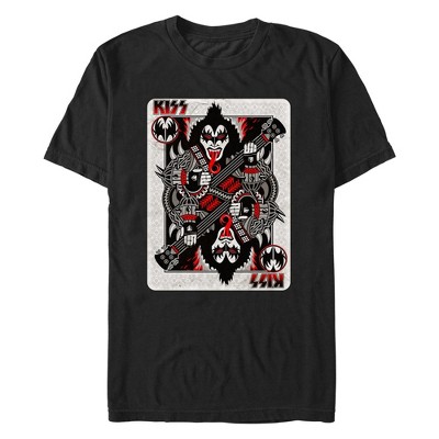 Men's KISS Gene Simmons Playing Card T-Shirt