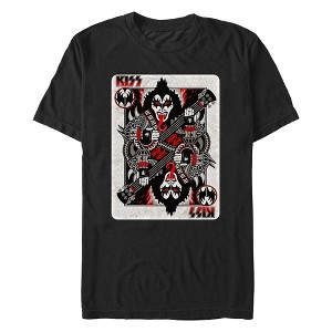 Men's KISS Gene Simmons Playing Card T-Shirt - 1 of 4