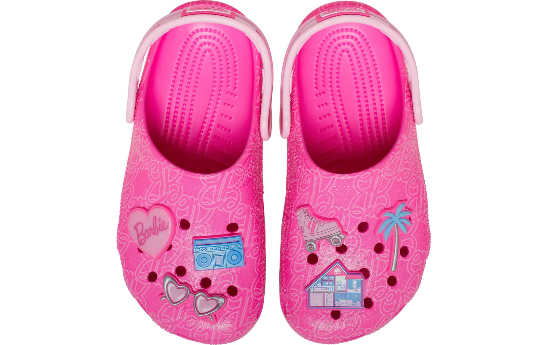 Crocs Kids Mattel Pink Barbie Classic Clogs