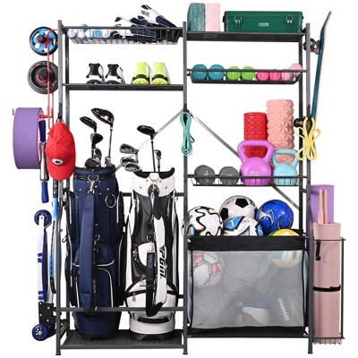 ZACHVO 250 lbs. Weight Capacity Sports Organizer Storage Garage Rack for Golf Ball Yoga