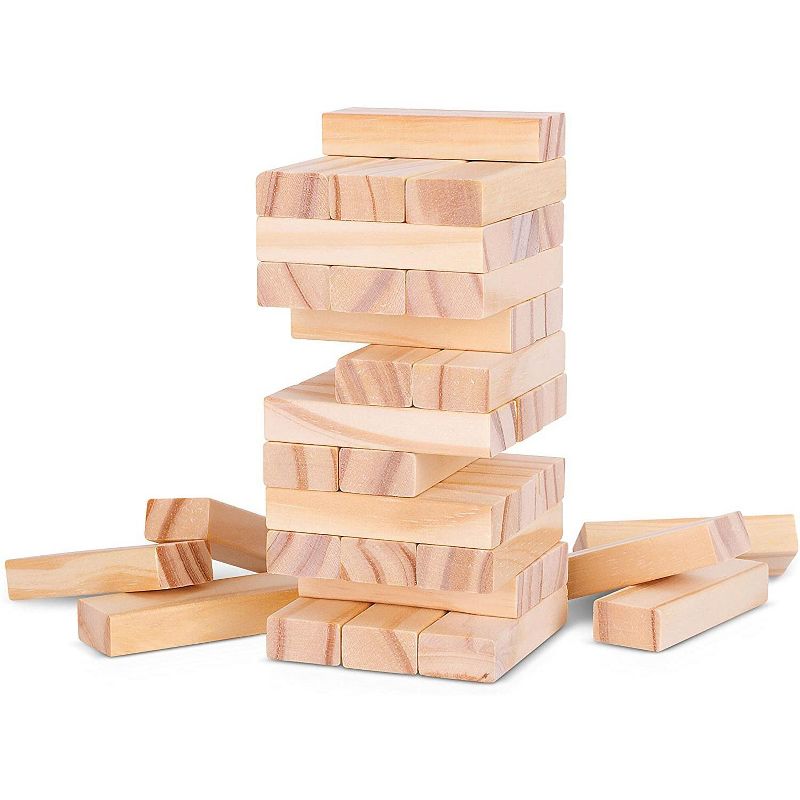 WE Games Mini Wooden Blocks Stacking Tower Game - 5.5 inches Tall, 3 of 7