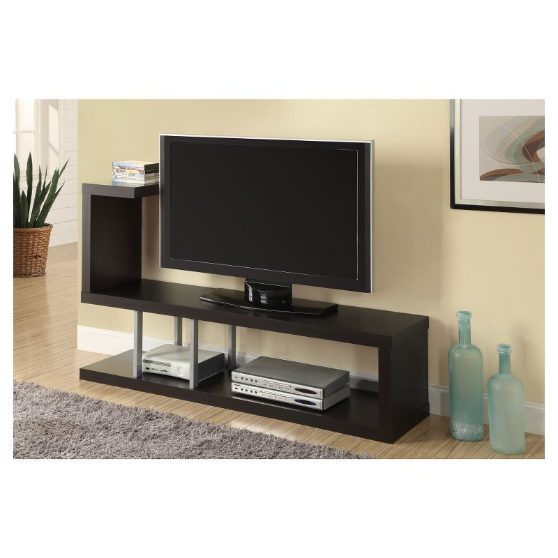 Hollow Core TV Stand for TVs up to 47&#34; Cappuccino - EveryRoom, 3 of 7