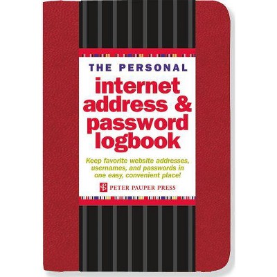 Internet Log Bk Red - (Spiral Bound)