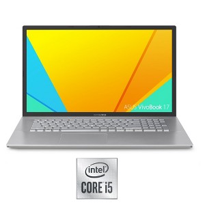 Refurbished: ASUS VivoBook 17.3" FHD Laptop Intel Core i5-1035G1 8GB, 128GB, 1TB, W10H - Manufacturer Refurbished - 1 of 4