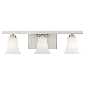 Livex Lighting Ridgedale 3 - Light Vanity in  Brushed Nickel - 1 of 4