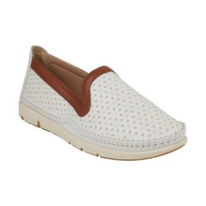 GC Shoes Norah Perforated Two-Tone Flats - 1 of 4
