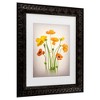 Trademark Fine Art - Lydia Jacobs Delightful Poppies Matted Framed Art - 3 of 4