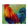 Trademark Fine Art -Marion Rose 'Band Of Gold Rooster' Wood Slat Art - 2 of 4