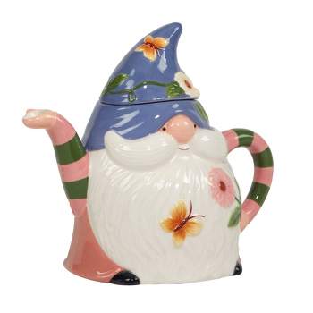 Garden Gnomes 3D Teapot - Certified International