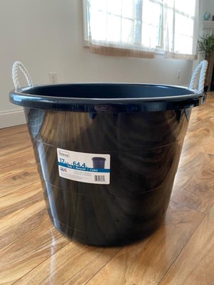 Best Buy: Homz Plastic Utility Storage Bucket Tub with Rope