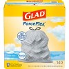 Glad ForceFlex Drawstring Trash Bags - Febreze Fresh - 13gal/140ct - 2 of 4