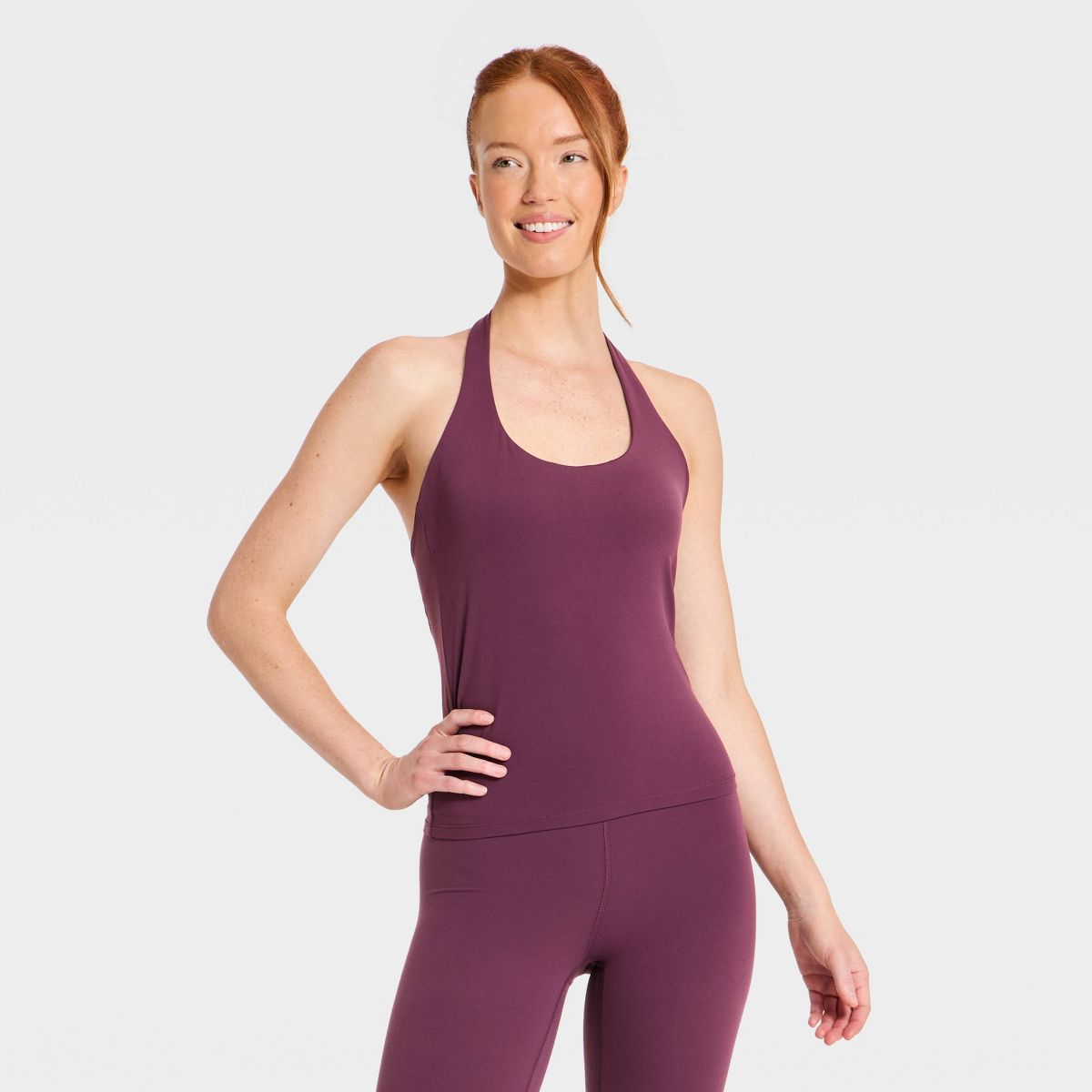 Women's Everyday Soft Halter Neck Support Tank Top - All In Motion™ - thumbnail 6