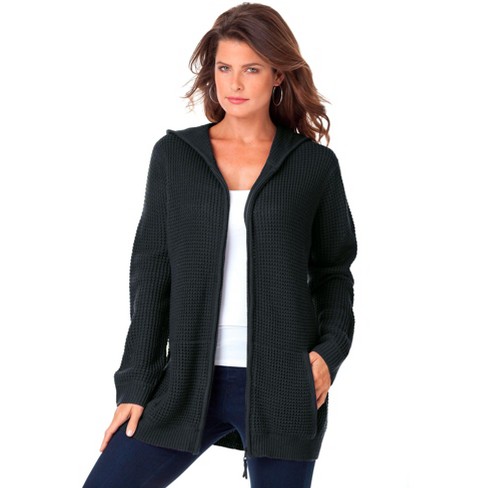 Plus size cheap hooded sweater