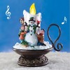 Collections Etc Lighted Musical Snowman Candle - 2 of 2