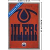 Trends International NHL Edmonton Oilers - Logo 25 Framed Wall Poster Prints - 3 of 4