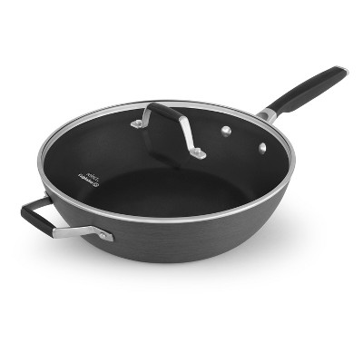 frying pan with cover