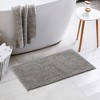Unique Bargains Soft Plush & Fluffy Non-Slip Extra Thick Microfiber Bathroom Mat 1 Pc - 2 of 4
