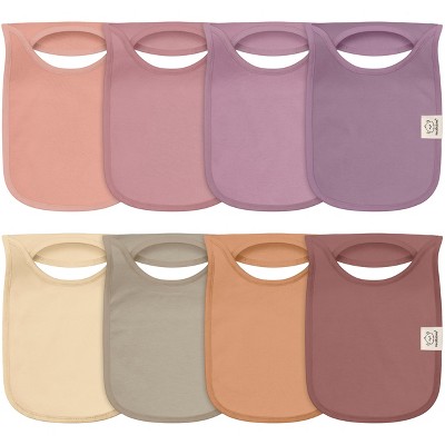 KeaBabies 8-Pack Hallo Baby Drool Bibs , Baby Bibs for Boys, Girls, Pull-on Bibs for Baby Boy, Baby Girl, Baby Bib Unisex
