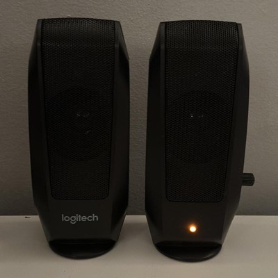 Logitech S120 Speakers (2-Piece) Black 980-000309 - Best Buy