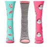 MeMoi 3 Pair Women's Christmas Holiday Novelty Crew Socks - 2 of 4