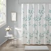 Gracie Mills Patton Modern Lightweight Botanical Burnout Shower Curtain - 3 of 4