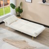 VASIP  79" Corduroy Sofa Bed with Folding Armrests, Foldable Double Sofa for Small Spaces, Living Room and Apartment - 2 of 4