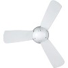 Noble Comfort 30" Ceiling Fan, White Color with  4-Speed Wall Control - 2 of 4
