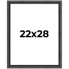 PosterPalooza | Refined Black Picture Frame - UV Acrylic, Foam Board Backing, Hanging Hardware - 2 of 4