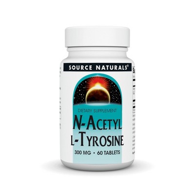 N-Acetyl L-Tyrosine 300mg by Source Naturals, Inc.  -  60 Tablet