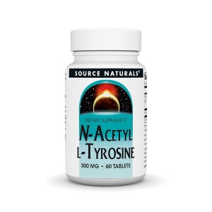 N-Acetyl L-Tyrosine 300mg by Source Naturals, Inc.  -  60 Tablet - 1 of 3
