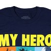 My Hero Academia Shirt Men's Katsuki Izuku Shoto Short Sleeve Graphic Tee (Large) Blue - 3 of 3