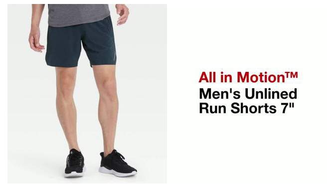 Men's Unlined Run Shorts 7" - All In Motion™, 2 of 7, play video