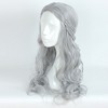 Unique Bargains Women's Curly Wigs 28" Gray with Wig Cap Long Hair - 3 of 4