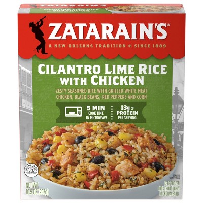 Zatarain's Frozen Cilantro Lime Rice with Chicken - 10.5oz