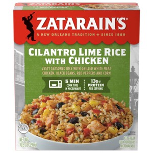 Zatarain's Frozen Cilantro Lime Rice with Chicken - 10.5oz - 1 of 4