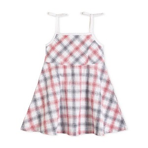 Hope & Henry Girls' Sleeveless Bow Shoulder Simple Sundress, Toddler - 1 of 4