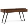 Modern Industrial Console Table with 3 Drawers, Sturdy Metal Legs and Durable Design - 4 of 4