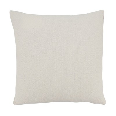 Artistic Geometric Cotton Throw Pillow with Removable Cover, 18" x 18"