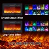 Wall Mounted Electric Fireplace - 50'' Recessed Heater with Remote/Touch Control, 4'' Ultra-Thin, 12 Flame Colors, 750W/1500W - 3 of 4