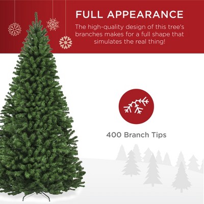 33.5'' Green Spruce Artificial Christmas Tree with Lights